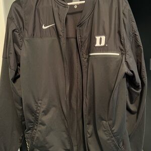 Duke Black Nike Dri-Fit Windbreaker Jacket